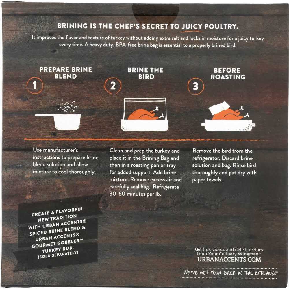 Urban Accents Brine Bag Gourmet - Image 4