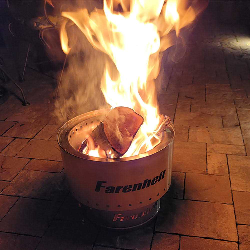 Farenheit Stainless Steel Portable Fire Pit - Image 3