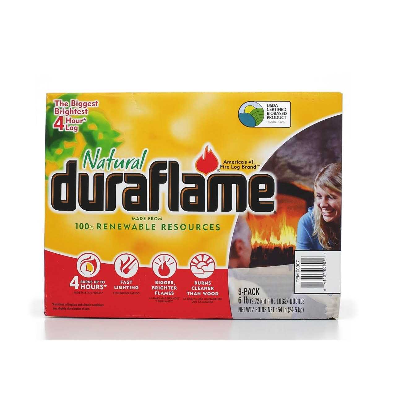 Duraflame Natural Fire Logs 6 Lb - Image 4