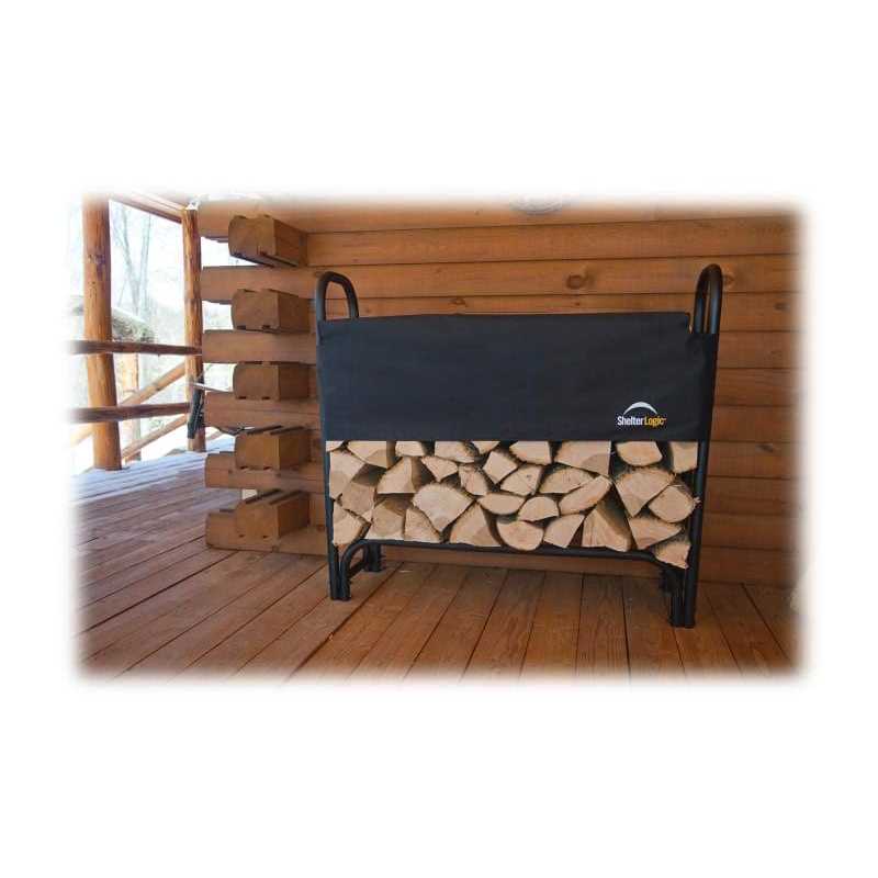 ShelterLogic Heavy-Duty Firewood Rack with Cover - Image 4