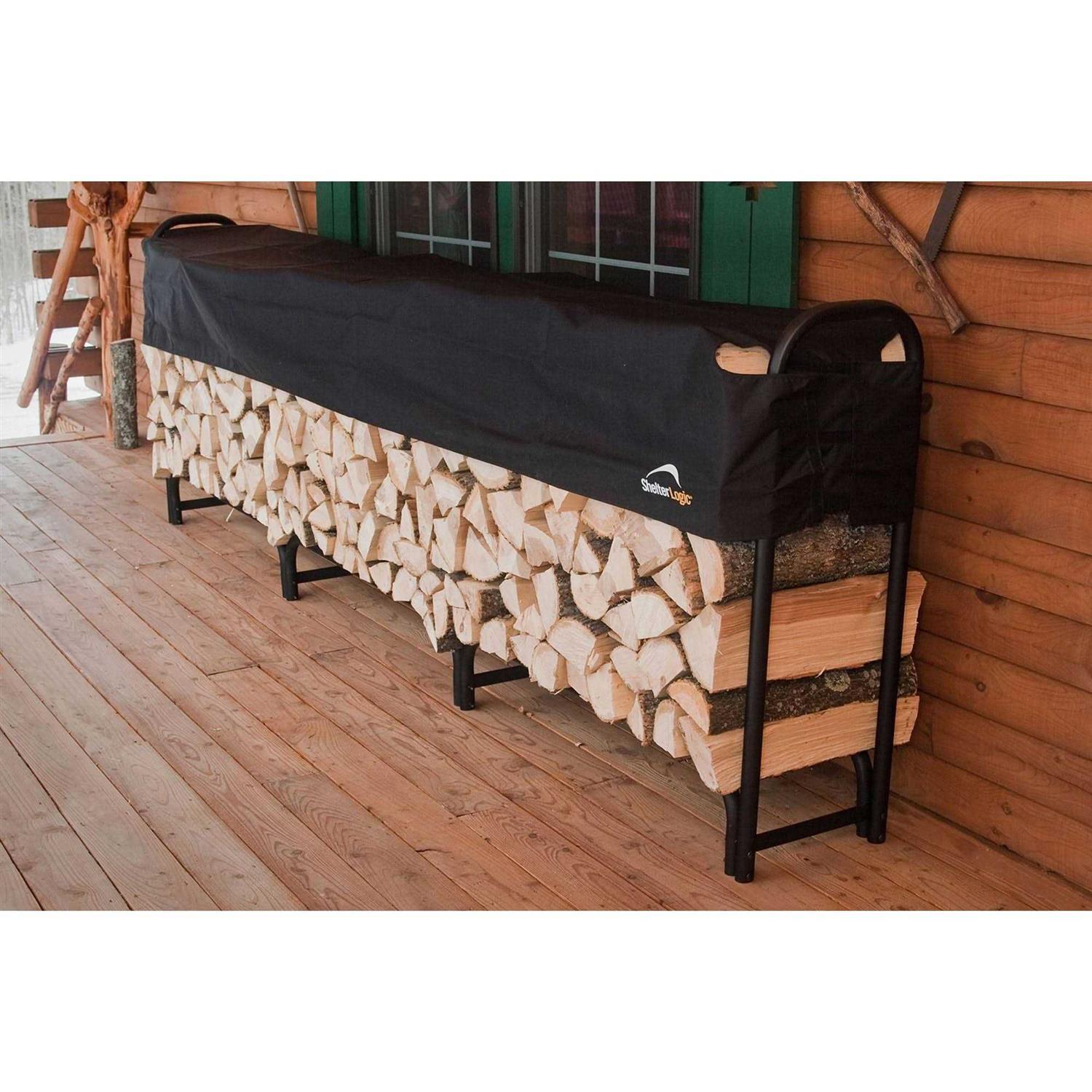 ShelterLogic Heavy-Duty Firewood Rack with Cover - Image 5