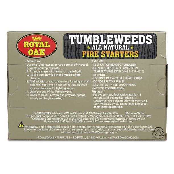 Royal Oak All-Natural Tumbleweeds Fire Starters - Image 3