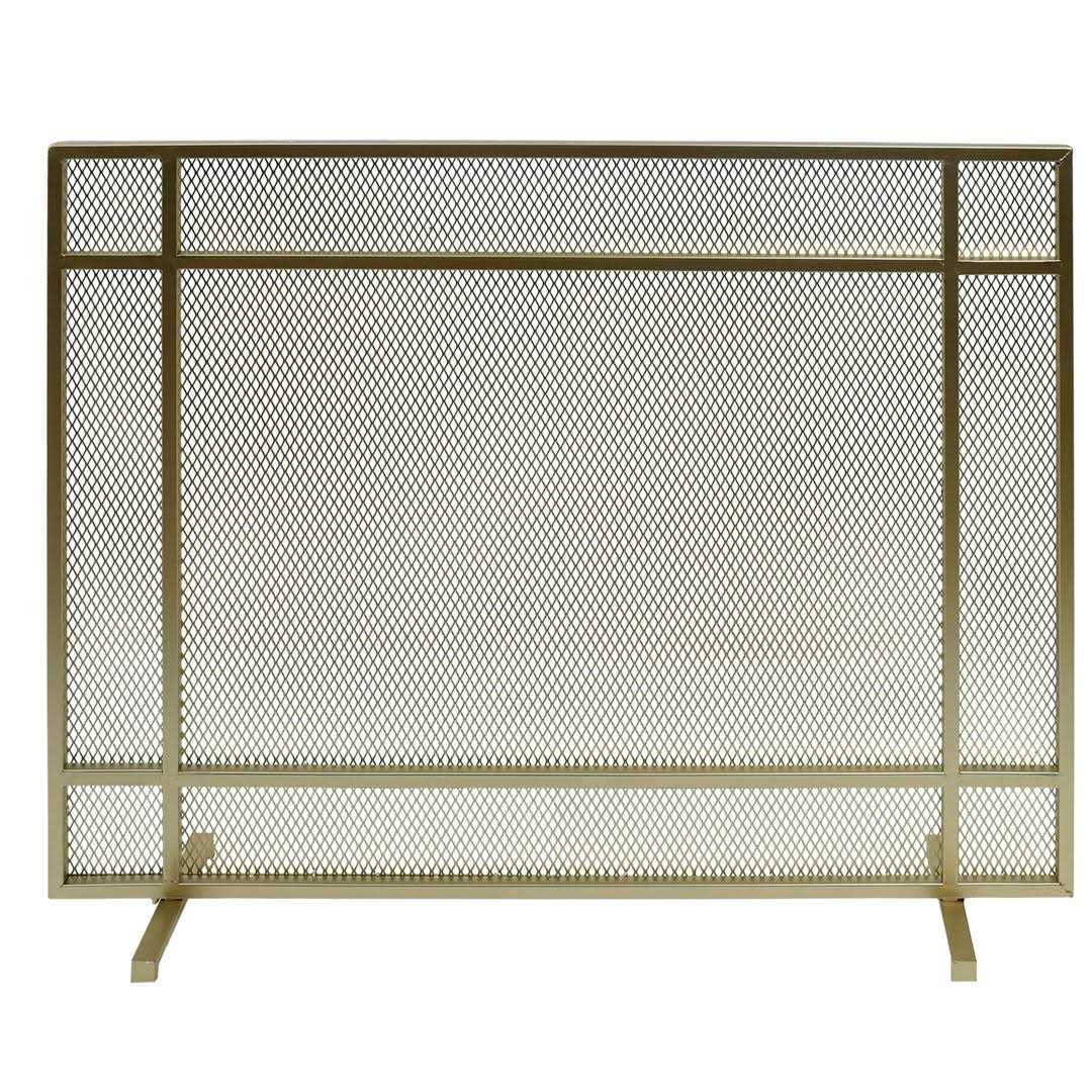 Erick Iron Fireplace Screen Home Loft Concepts Finish - Image 4