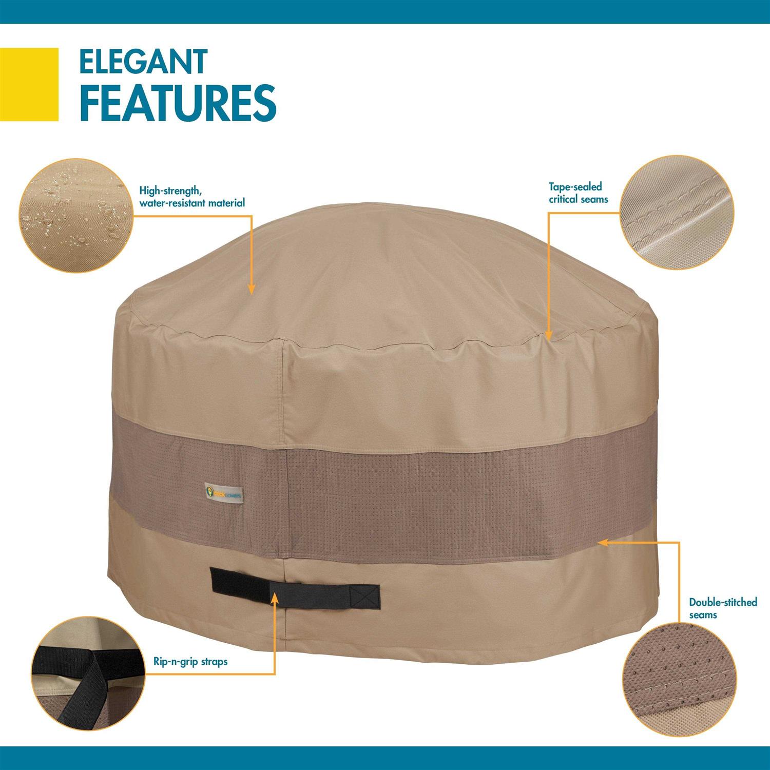 Duck Covers Elegant Round Fire Pit Cover - Image 4