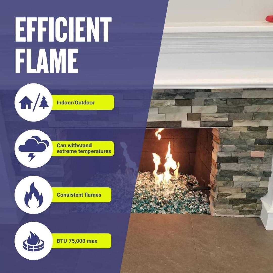 American Fireglass American Stainless Steel H-Burner - Image 4