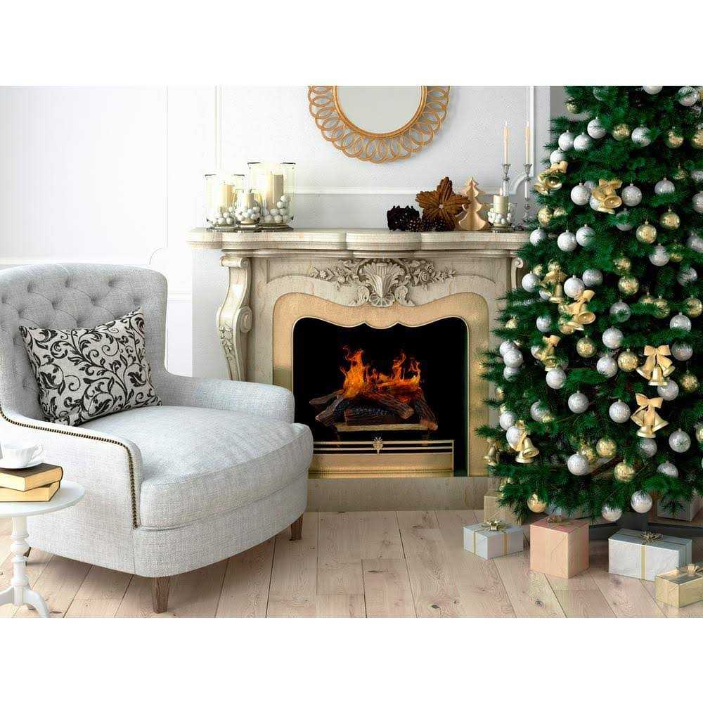 Barton 14 in. 10-Pack Large Flame Ceramic Wood Fireplace Fire Pit Log Set - Image 3