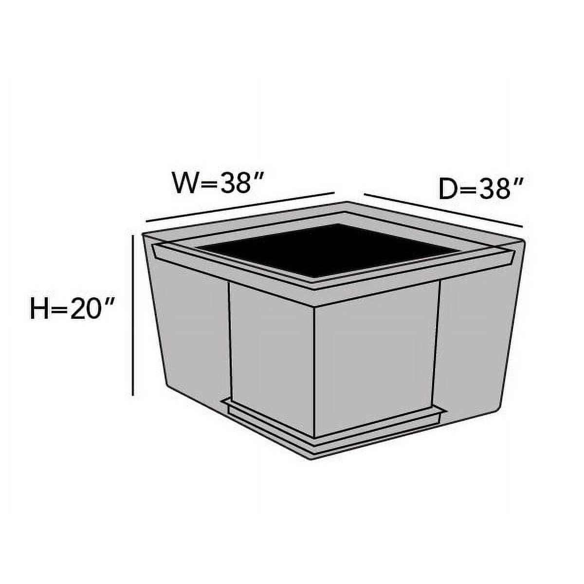 Covermates Square Fire Pit Cover Fits Up Water Resistant - Image 4