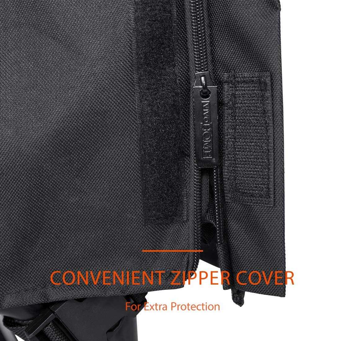 Vivohome Waterproof Log Rack Cover Heavy Duty 600D Oxford Outdoor Firewood Storage Cover - Image 4