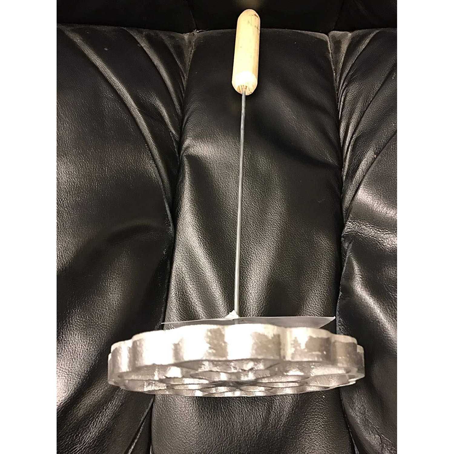 Mexican Cast Aluminum Bunuelera with Wood Handle Mode para hacer bunuelos 4.5 - Image 3