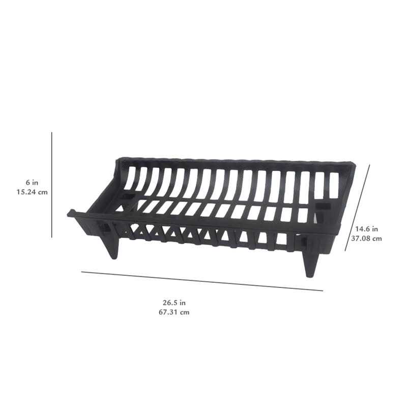 Pleasant Hearth Cg27 Cast Iron Grate,27 - Image 5