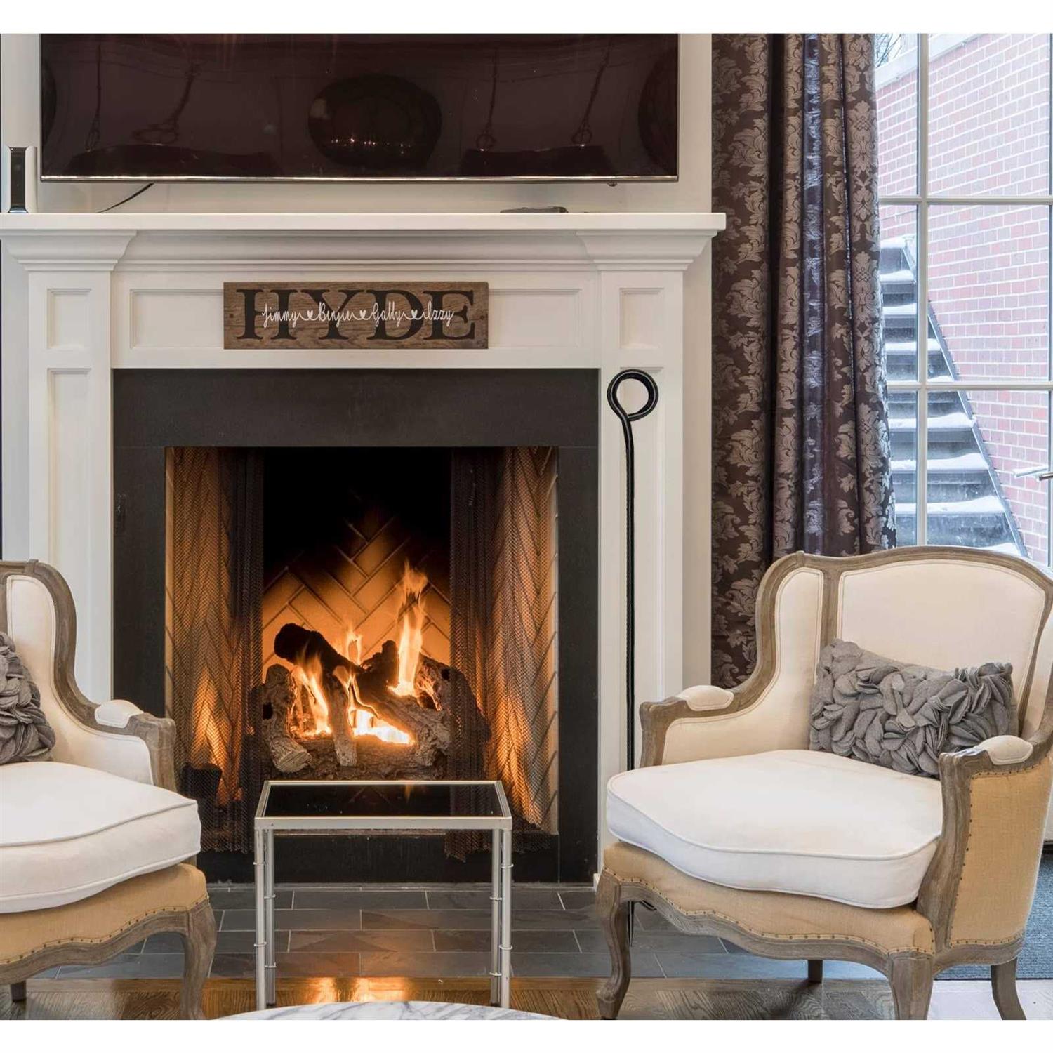 Fire Poker For Fireplace. 40 In Heavy Duty Fireplace Poker. Wrought Iron Steel Fire Pit Poker. Rust Resistant - Image 5