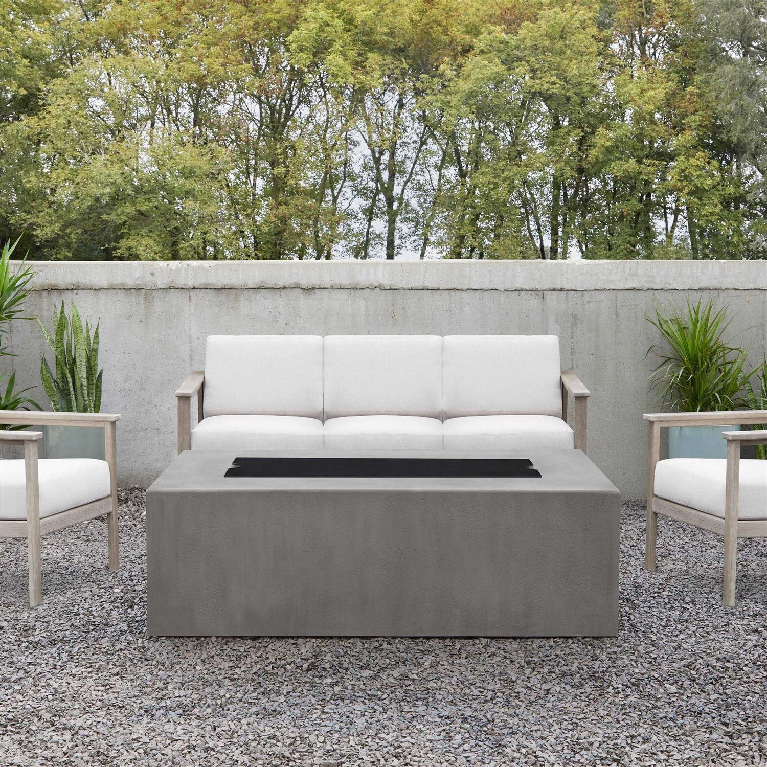 Jensen Estes Rectangle Aluminum Fire Table Lid - Image 4