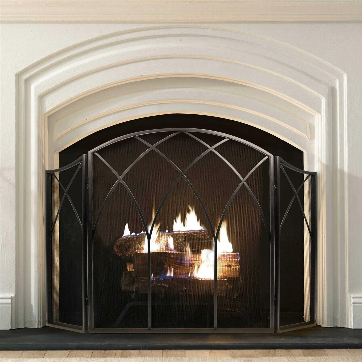 Pleasant Hearth Gothic Fireplace Screen - Image 5