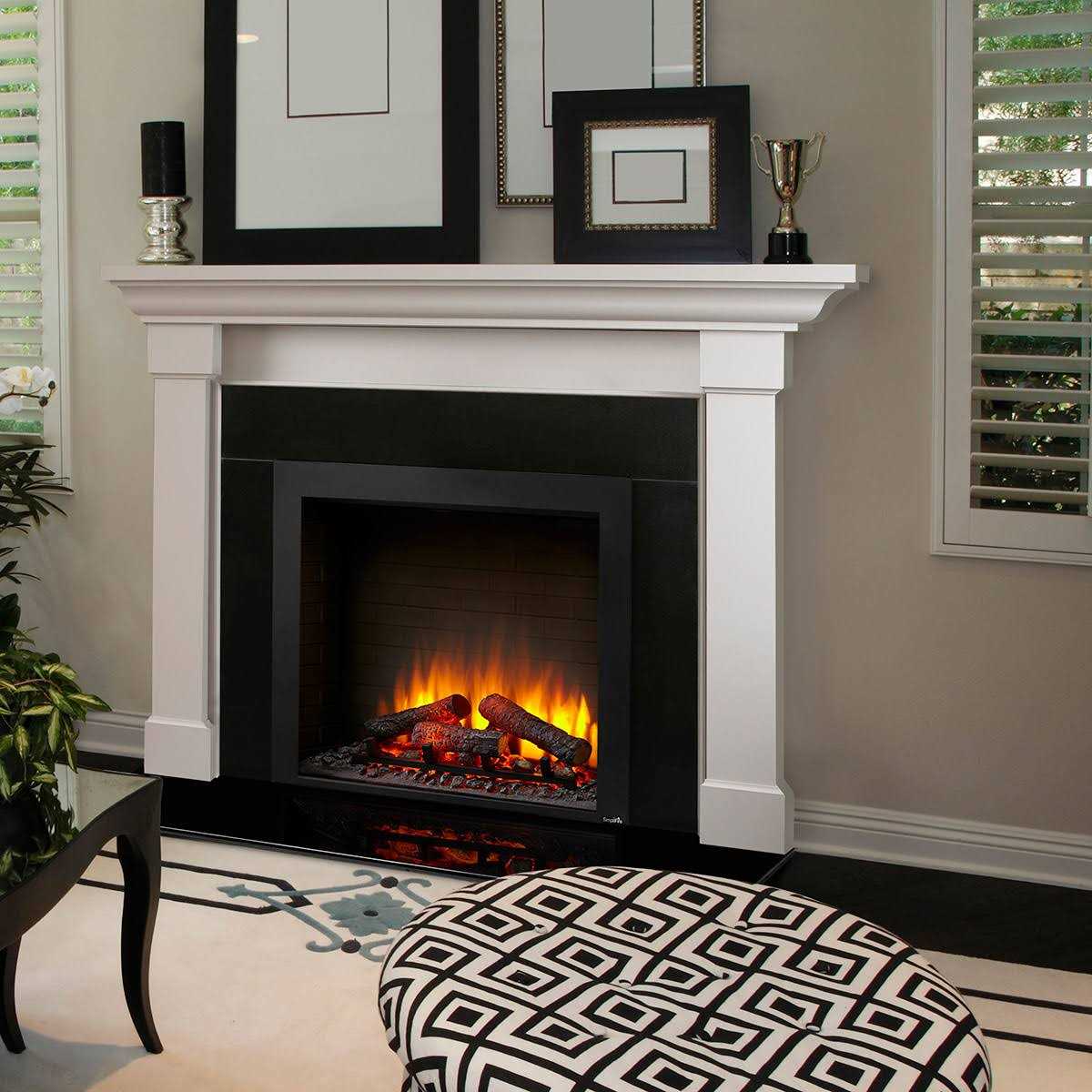 SimpliFire Optional Front for Built-in Electric Fireplace, 36 - Image 3
