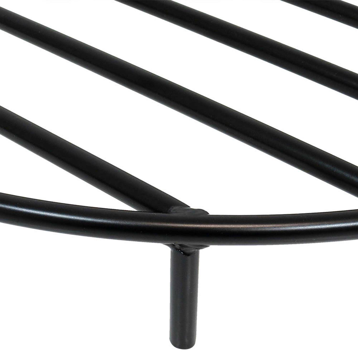 Sunnydaze Decor Round Steel Outdoor Fire Pit Grate - Image 3