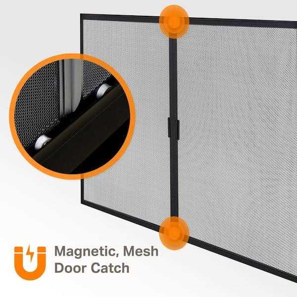 Pleasant Hearth Gavin Heritage Brass Glass Fireplace Doors GV-7001HE - Image 5