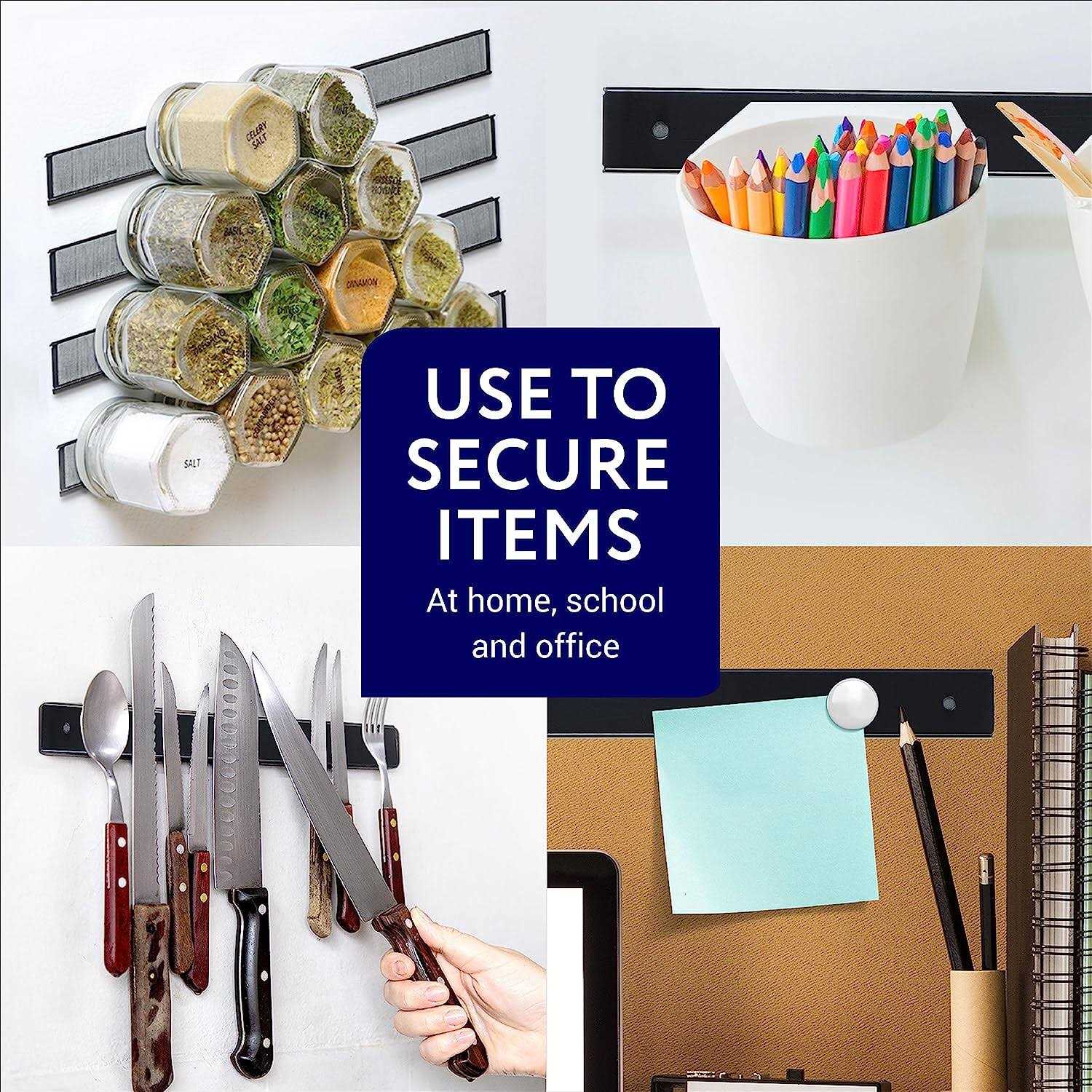 Impresa Extra Long Magnets with Optional Adhesive Back for Fireplace Blocker Blanket Fireplace Insulation - Image 3