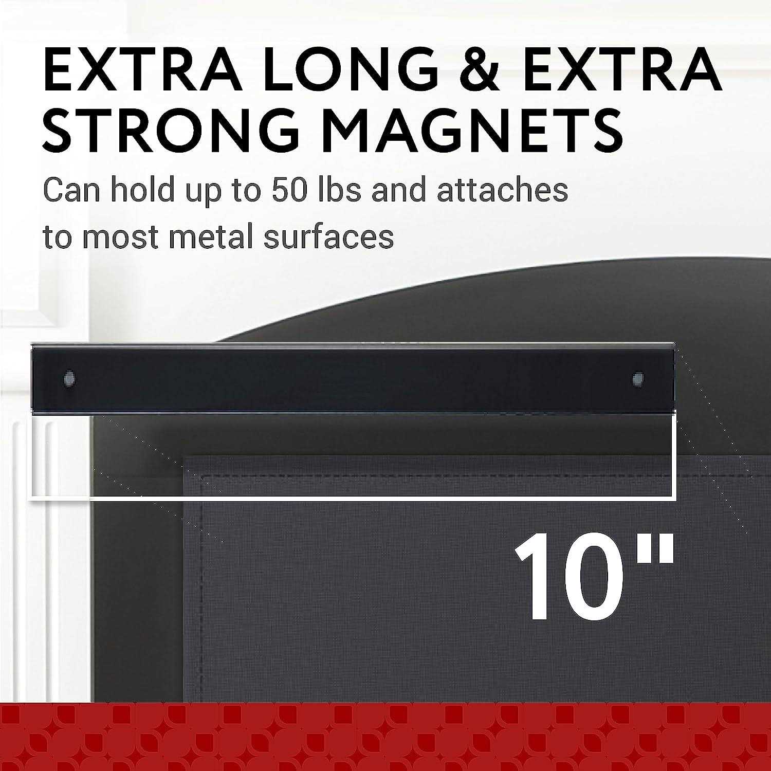 Impresa Extra Long Magnets with Optional Adhesive Back for Fireplace Blocker Blanket Fireplace Insulation - Image 4