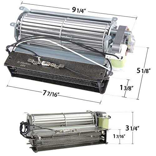 Hongso Replacement Fireplace Fan Blower & Heating Element for Twin Star Electric - Image 5