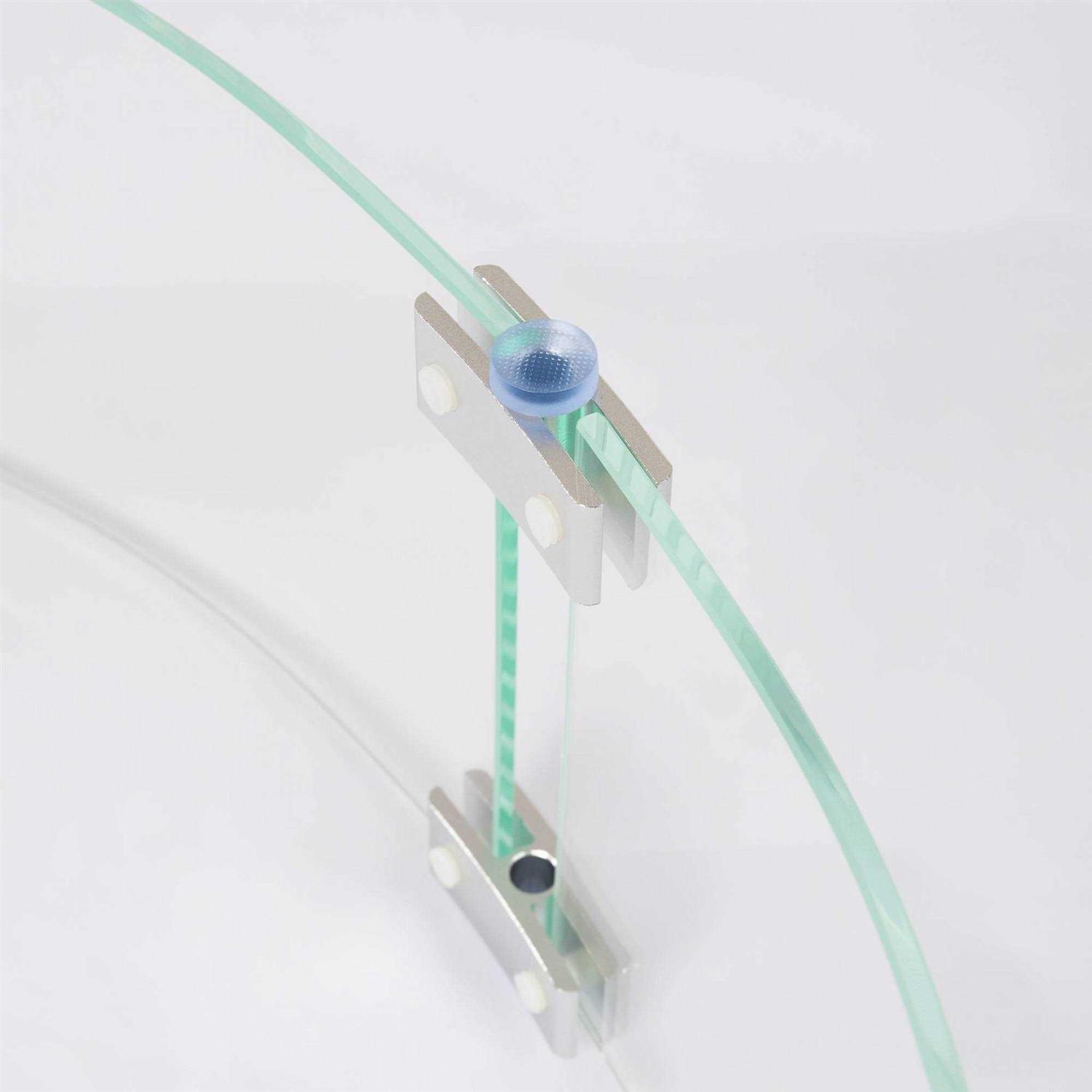 Fire Sense Tempered Glass Wind Guard for Round LPG Fire Pits - Image 4