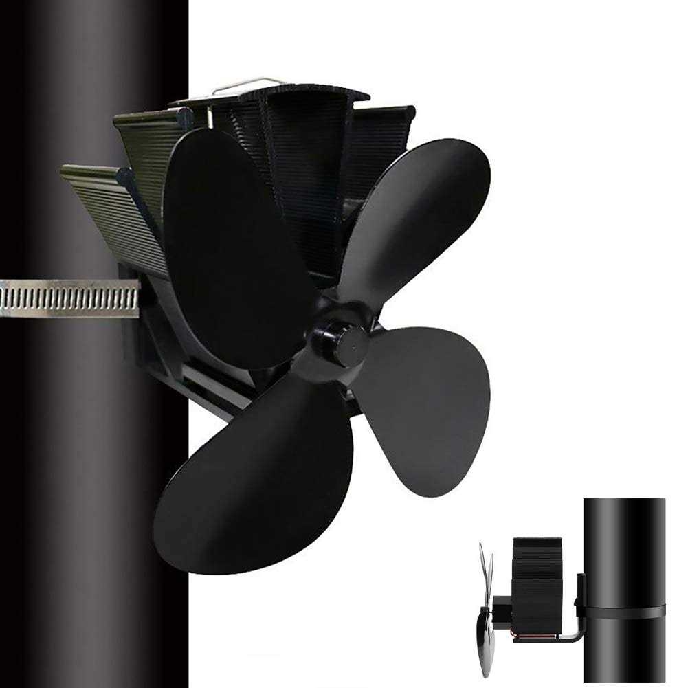 Panda100 Heat Powered Stove Fan-2019 Upgrade Designed Silent Operation 4 Blades - Image 4