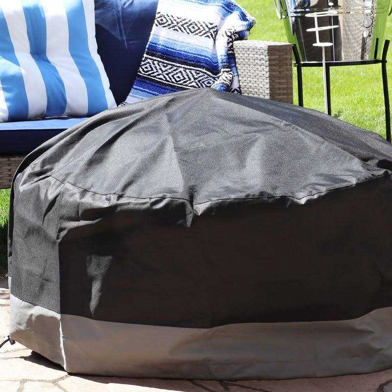 Sunnydaze Decor Outdoor Round Fire Pit Cover - Image 3