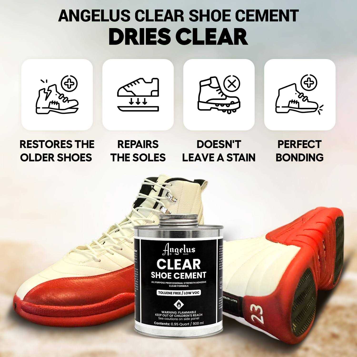 Angelus Clear Shoe Cement - Image 3