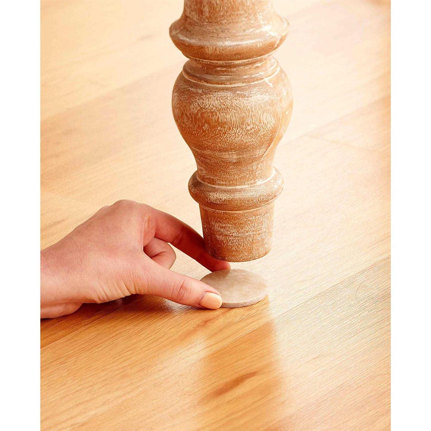 Scotch Beige Round Felt Pads - Image 4