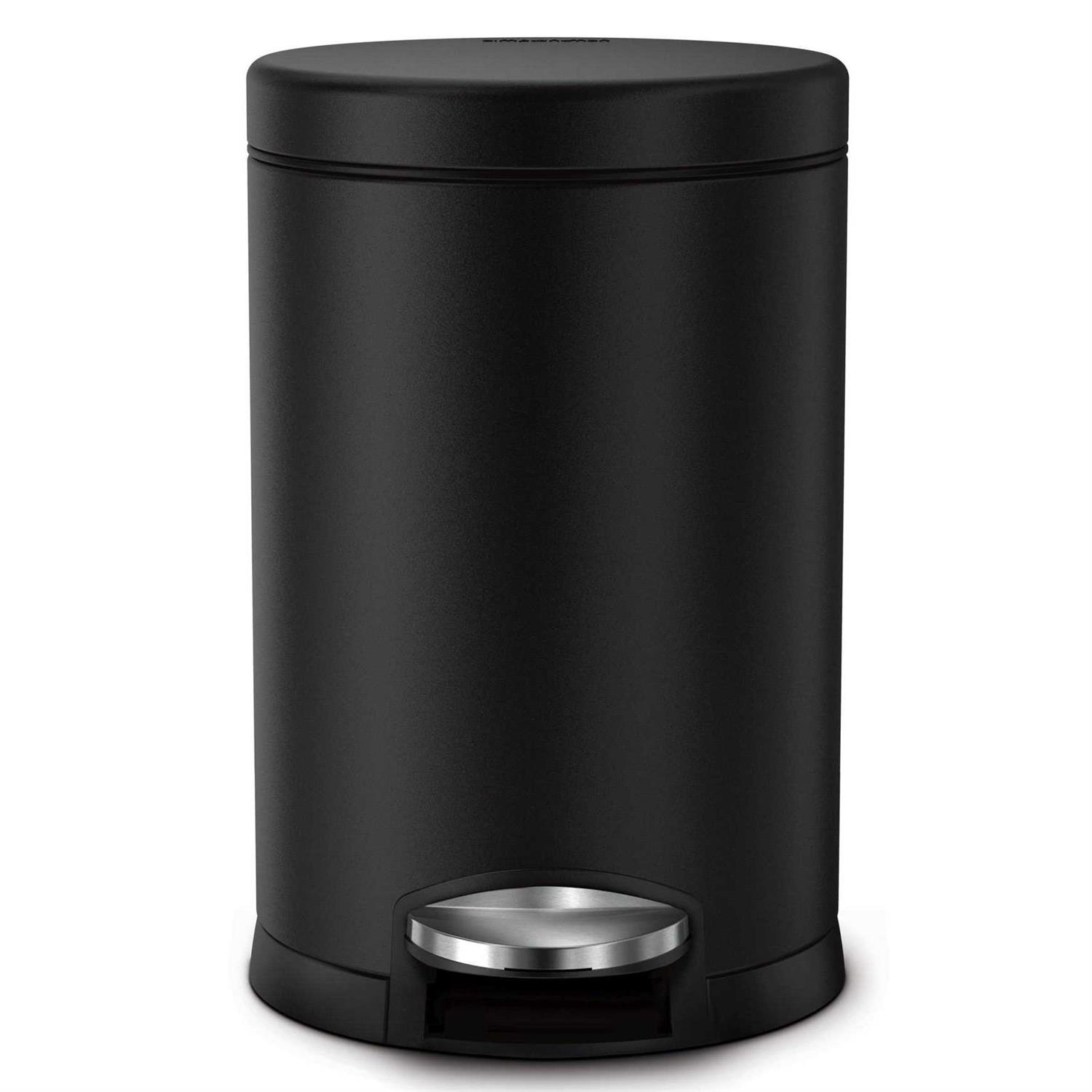 simplehuman 4.5L Round Step Trash Can - Image 3
