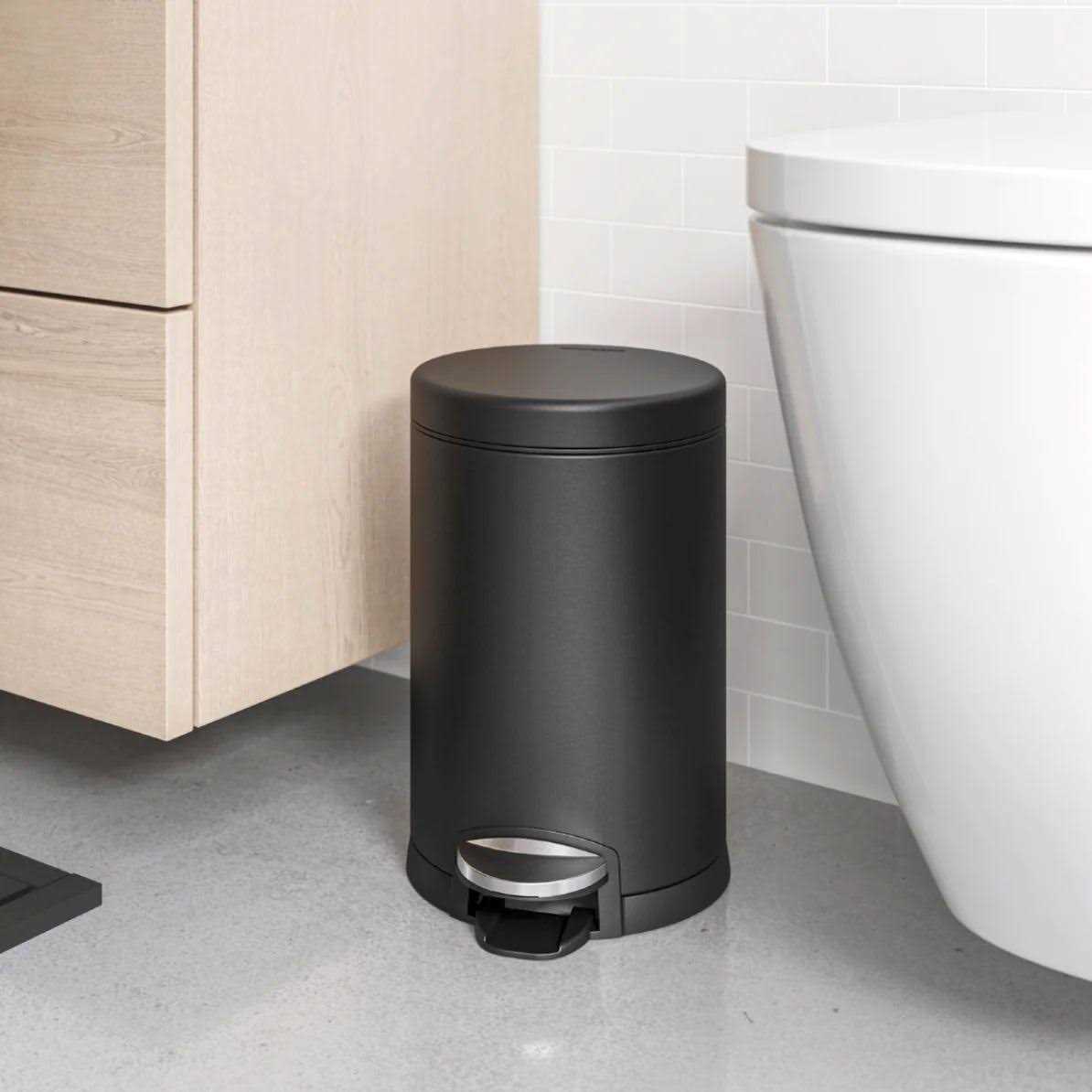 simplehuman 4.5L Round Step Trash Can - Image 5