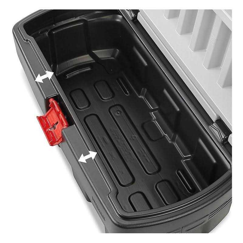 Rubbermaid ActionPacker Lockable Storage Box 48 Gallon - Image 3