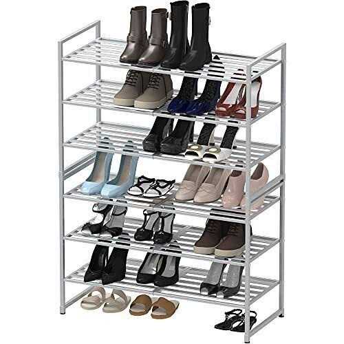 Simple Houseware 3-Tier Stackable Shoes Rack Storage - Image 5