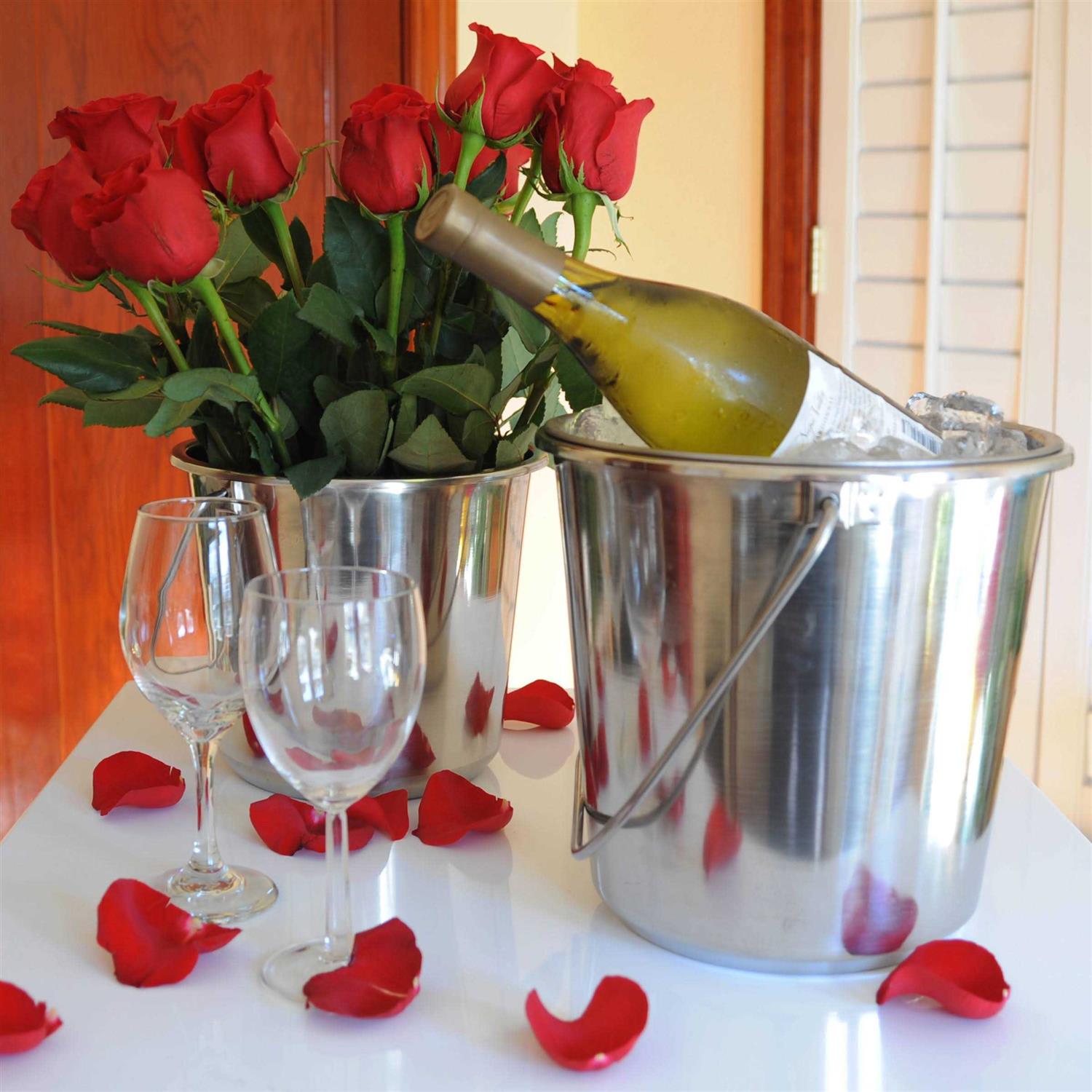 Amerihome Stainless Steel Bucket Set - Image 3
