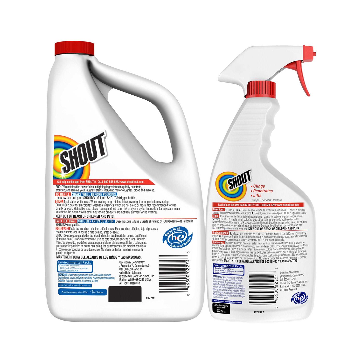 Shout Triple Acting Laundry Stain Remover Refill - Image 4