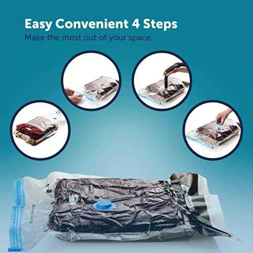 20 Pack Premium Vacuum Sealer Bags Space Saver Storage Bags for Home and Closet Organization - Image 4