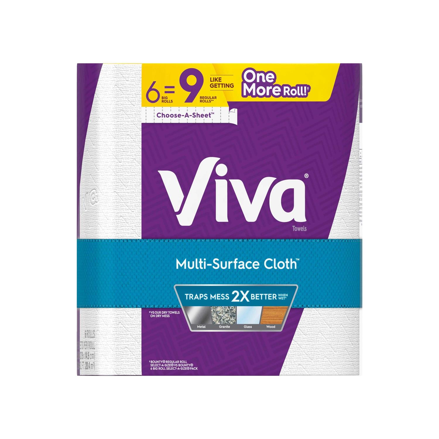 Viva Multi-Surface Cloth Paper Towels - Image 5