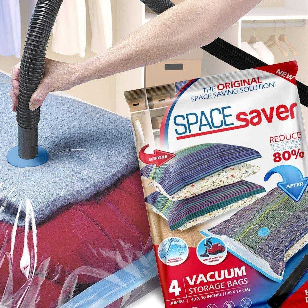Spacesaver Premium Vacuum Storage Bags. 80% More - Image 3