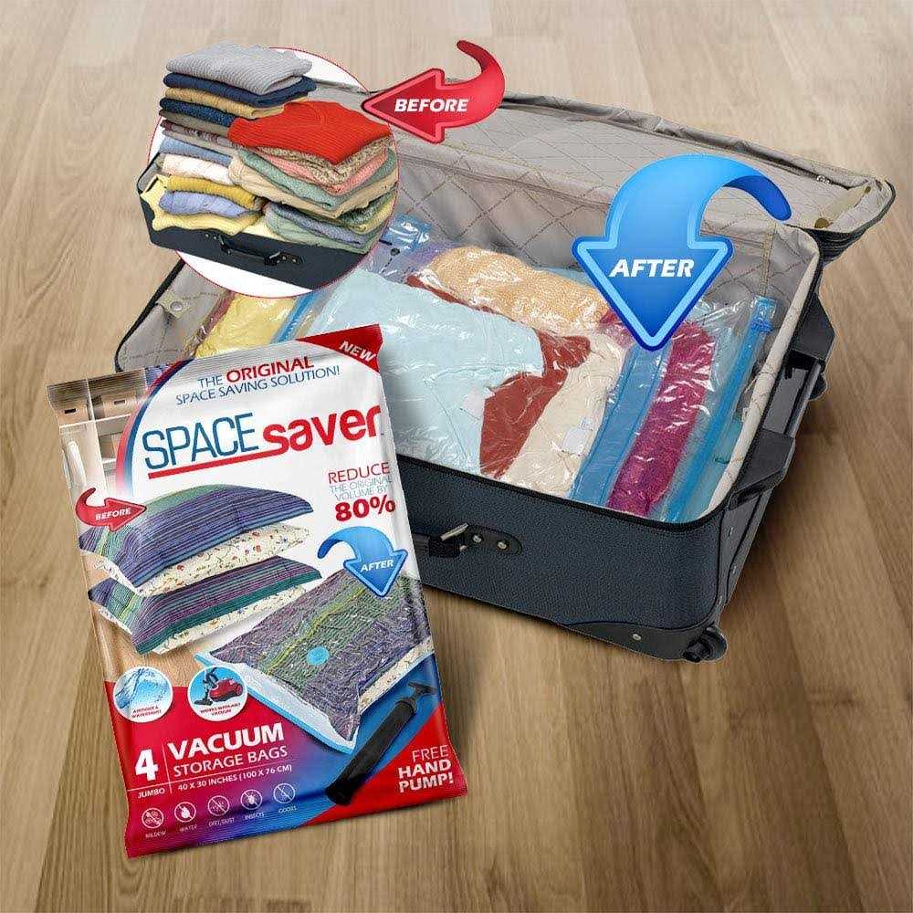 Spacesaver Premium Vacuum Storage Bags. 80% More - Image 5
