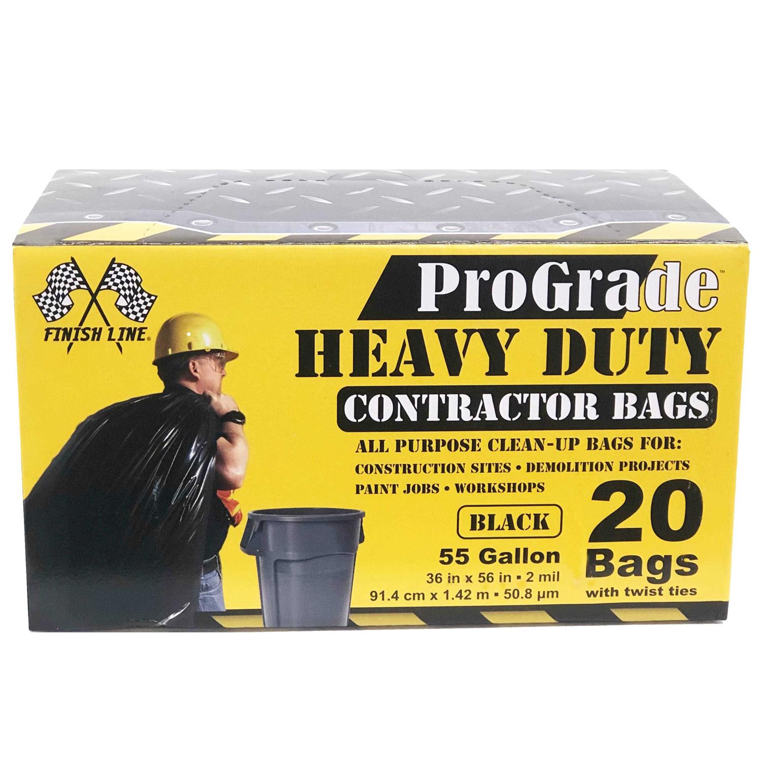 Reli. ProGrade Contractor Trash Bags 55 Gallon Black 55 Gallon Trash Bags Heavy Duty - Image 5