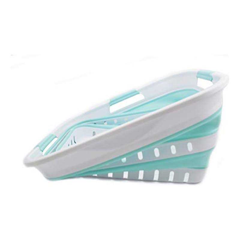 Sammart 30l Collapsible 3 Handled Plastic Laundry Basket Foldable Pop Up Storage Container/Organizer - Image 4
