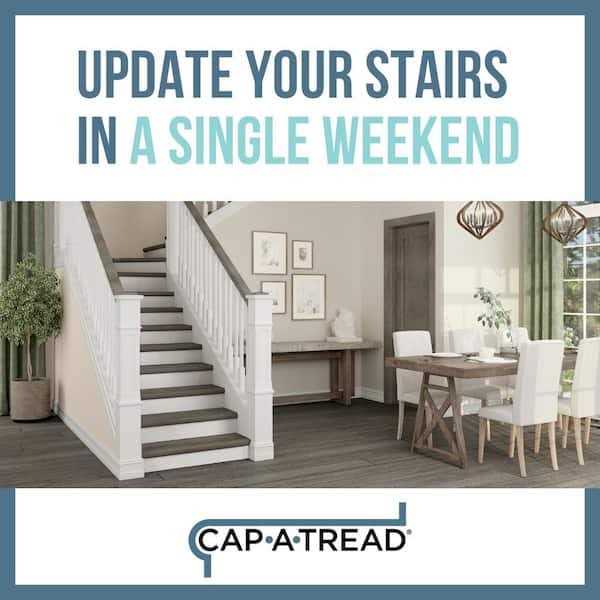 White 47 in. Long x 1/2 in. Deep x 7-3/8 in. Height Laminate Riser to be Use With Cap A Tread - Image 5