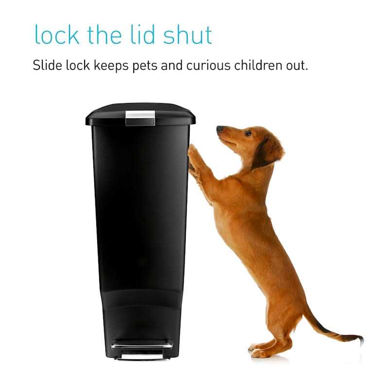 simplehuman Slim Plastic Step Trash Can - Image 4