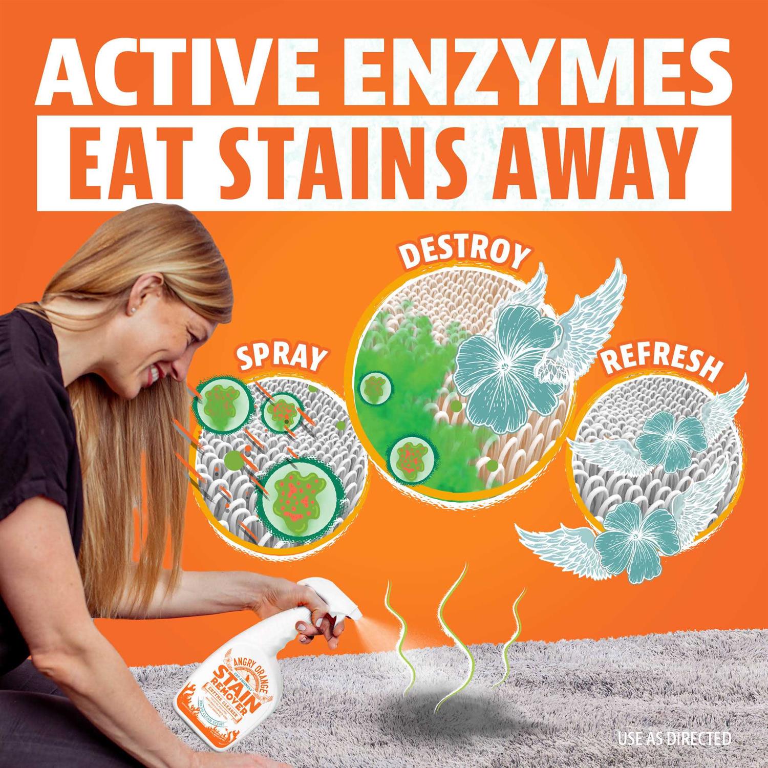 Angry Orange Pet Stain and Odor Remover - Image 3