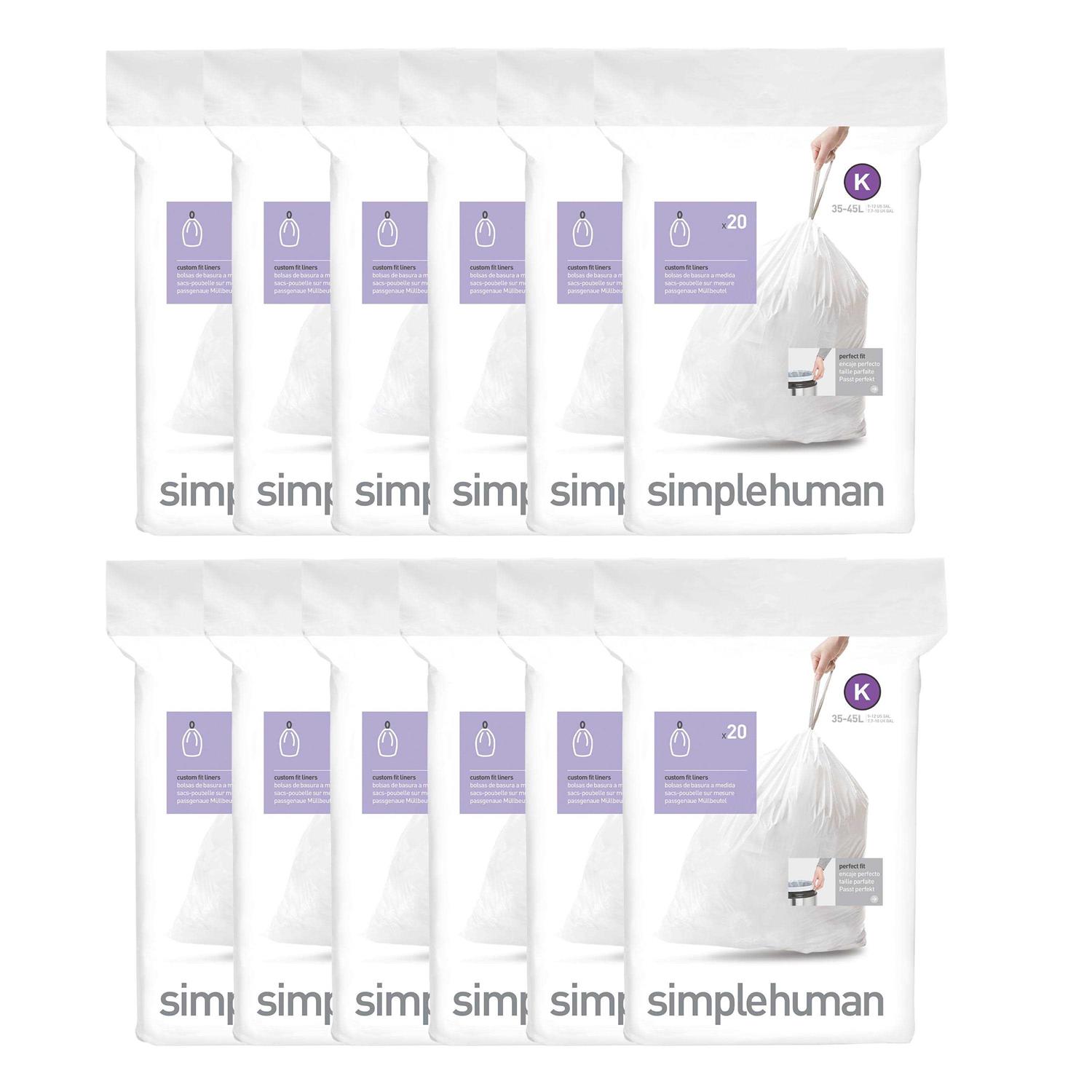 simplehuman Code K Custom Fit Drawstring Trash Bags in Dispenser Packs - Image 4