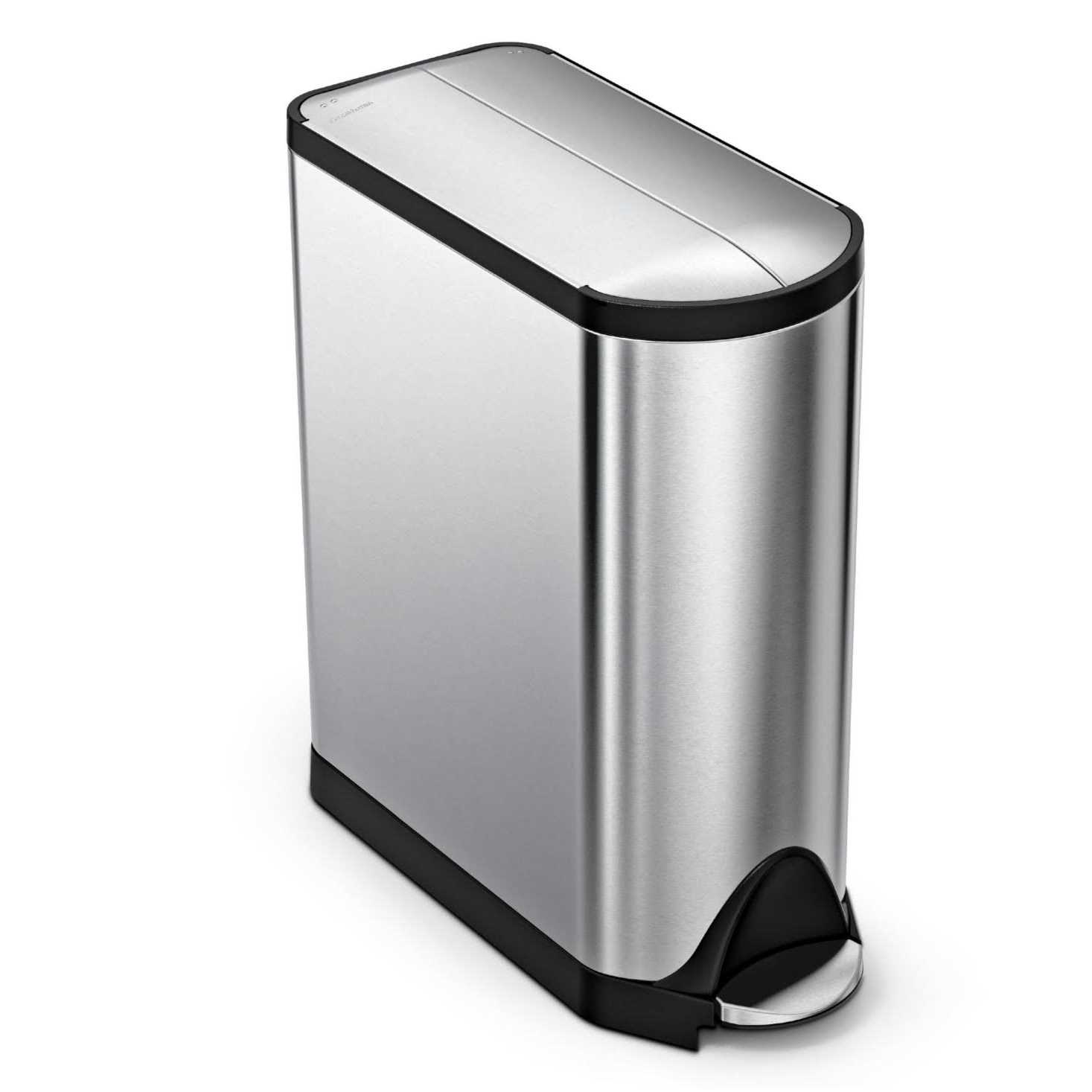 simplehuman 45-Liter Butterfly Step Trash Can - Image 3