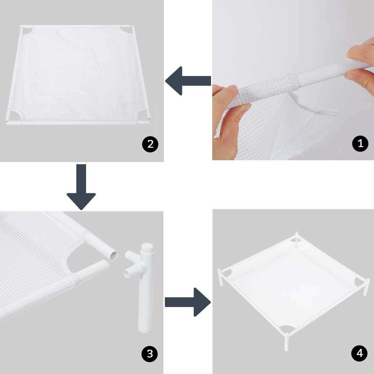 STORAGE MANIAC Sweater Drying Rack Mesh Clothes Drying Rack Stackable Laundry Drying Rack - Image 3