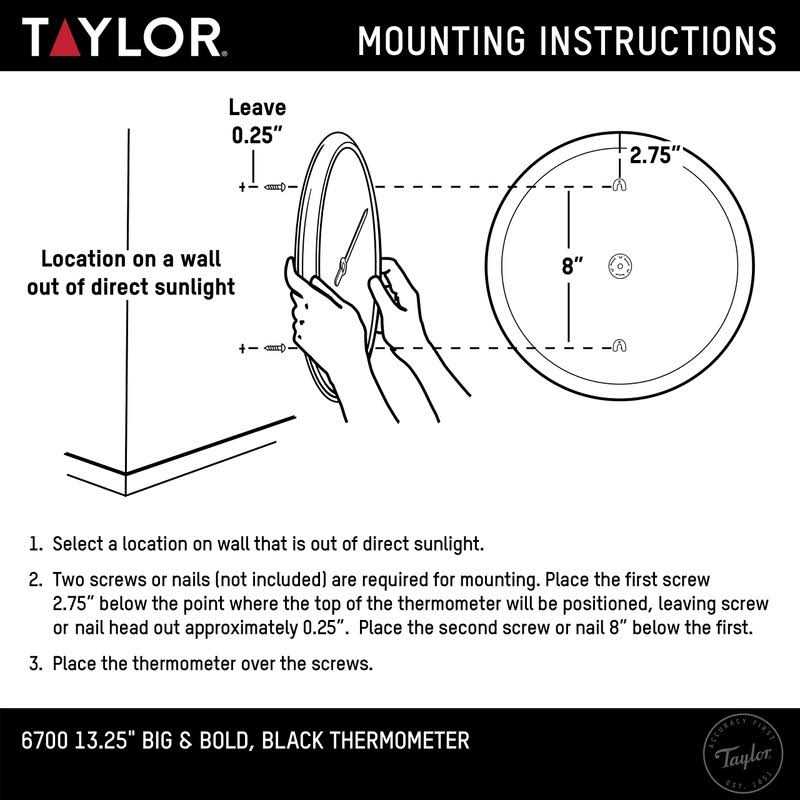 Taylor Bold Dial Thermometer - Image 3