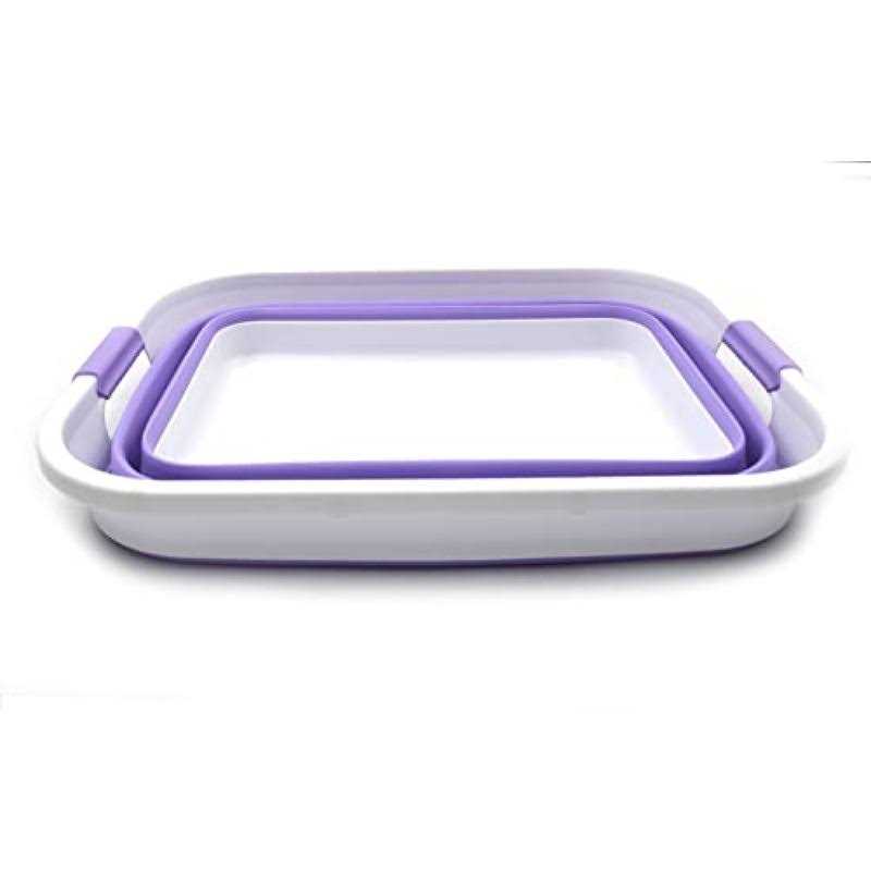 Sammart 41L Collapsible Plastic Laundry Basket Foldable Pop Up Storage Container/Organizer - Image 3