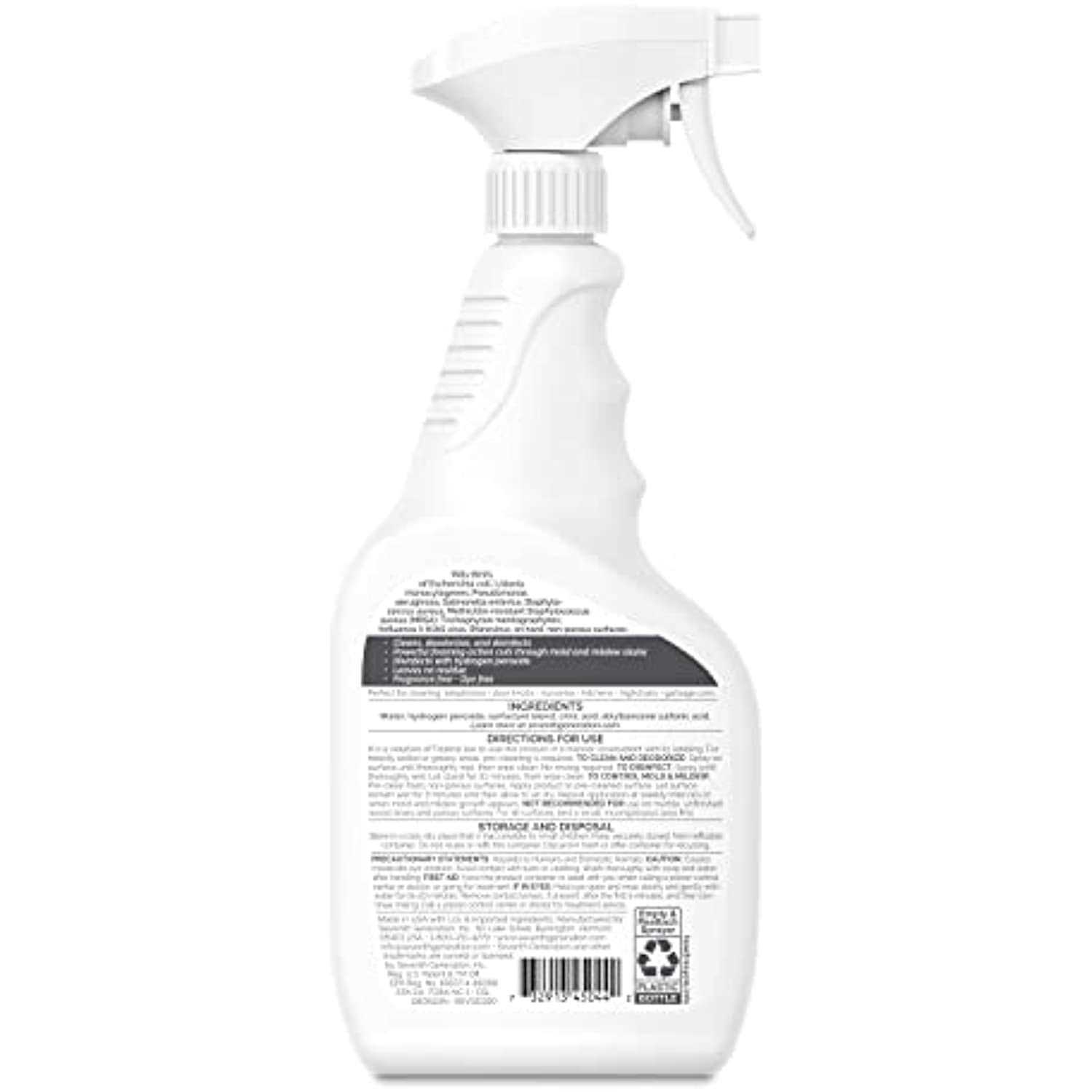 Seventh Generation Fragrance Free Hydrogen Peroxide Disinfecting Cleaner - Image 3