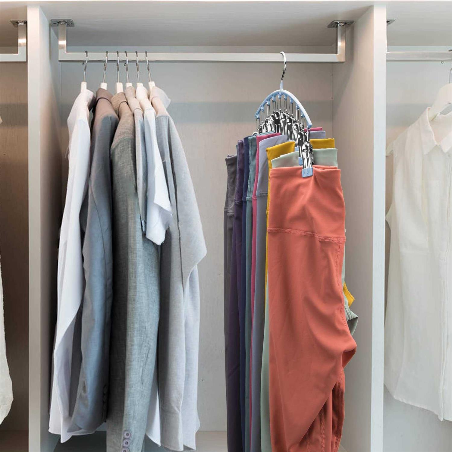 Volnamal Legging Organizer for Closet Metal Yoga Pants - Image 5